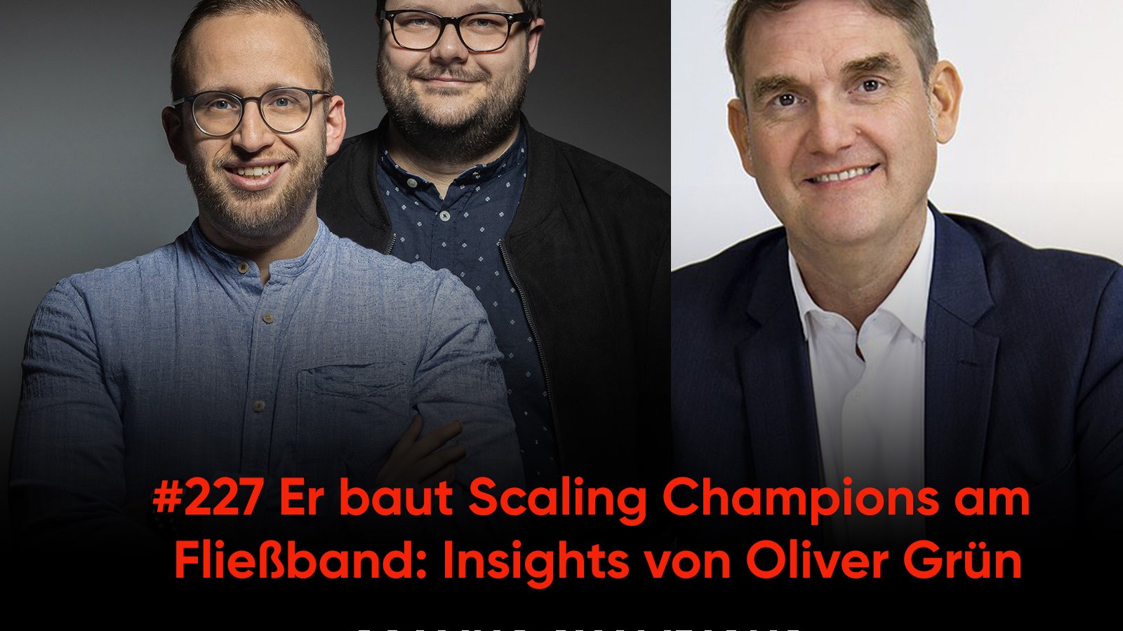 Dr. Oliver Grün (rechts) im Podcast 