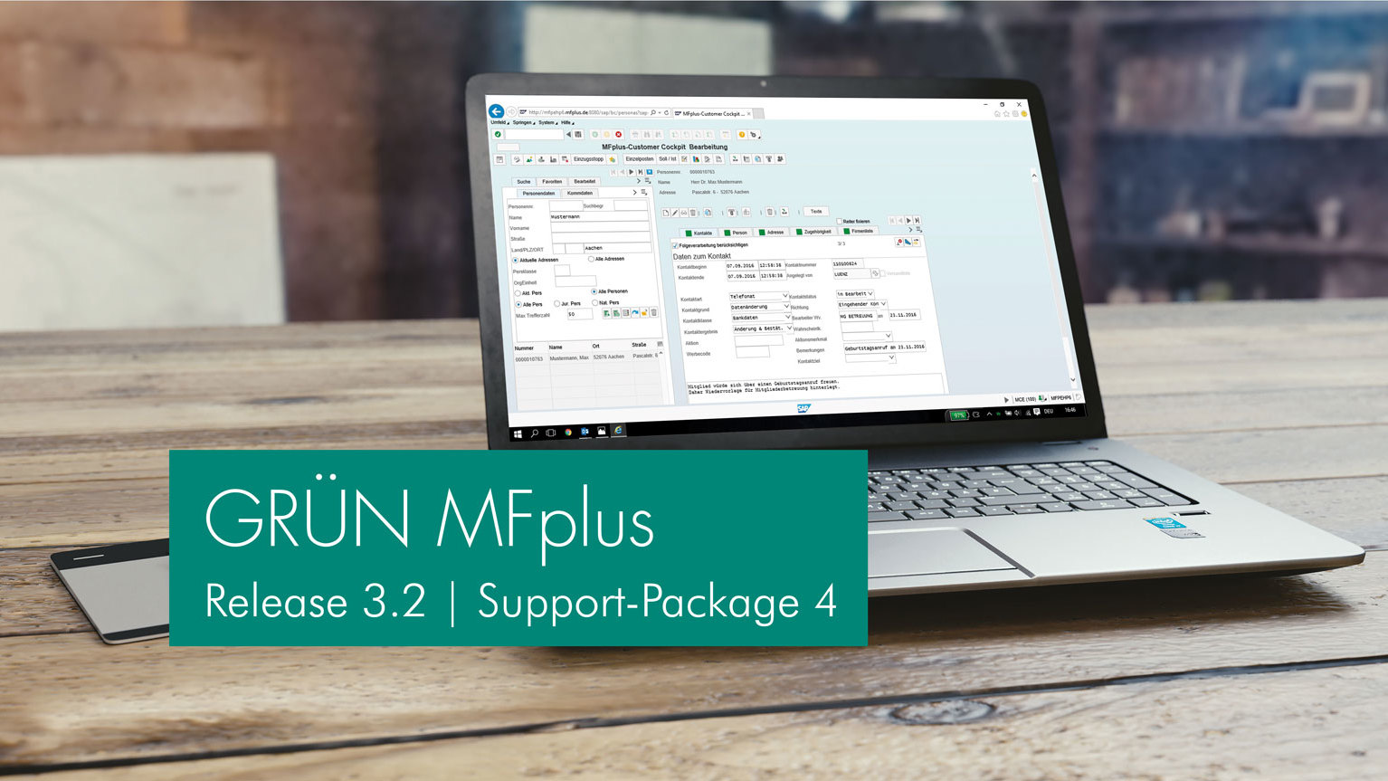 GRÜN MFplus Support-Package 4 veröffentlicht.