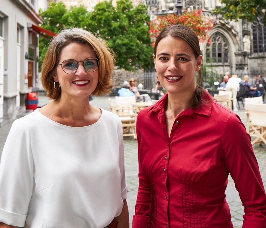 Caroline Noerenberg und Katrin Hissel: Vorstand der aachen tourist service e.v.