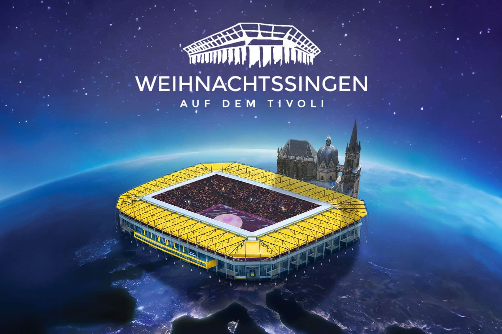 Weihnachtssingen auf dem Aachener Tivoli 2023